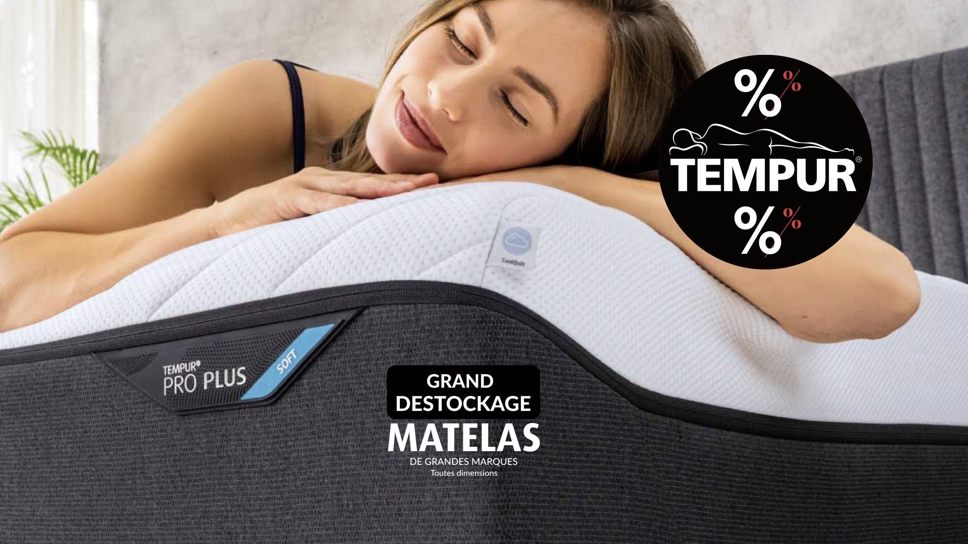 destockage matelas de grandes marques Tempur