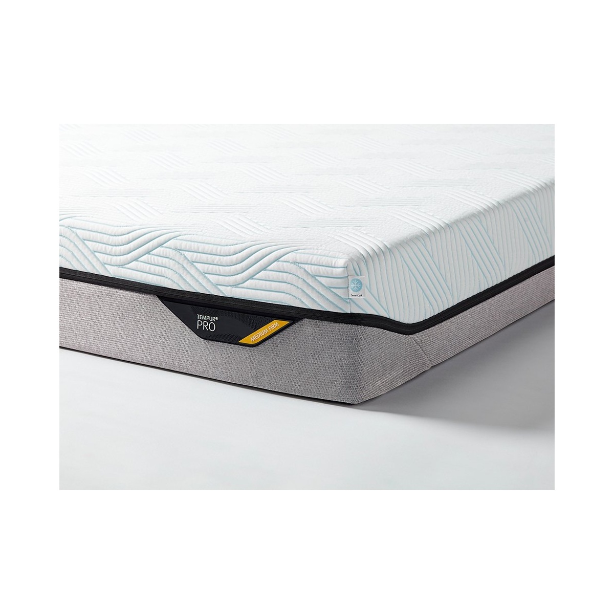Détail de la housse SmartCool thermorégulatrice du matelas TEMPUR PRO 21 cm